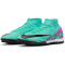 NIKE Mercurial Superfly 9 Academy TF Multinocken-Fußballschuhe Herren 300 - hyper turq/fuchsia dream-black-white 45