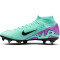 NIKE Zoom Mercurial Superfly 9 Academy SG-PRO AC Stollen-Fußballschuhe Herren 300 - hyper turq/fuchsia dream-black-white 40.5