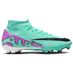 NIKE Zoom Mercurial Superfly 9 Academy FG/MG Fußballschuhe 300 - hyper turq/fuchsia dream-black-white 41