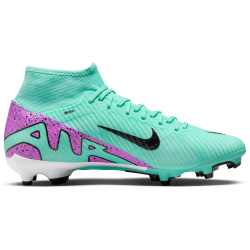 NIKE Zoom Mercurial Superfly 9 Academy FG/MG Fußballschuhe 300 - hyper turq/fuchsia dream-black-white 41