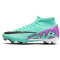 NIKE Zoom Mercurial Superfly 9 Academy FG/MG Fußballschuhe 300 - hyper turq/fuchsia dream-black-white 41