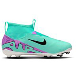 NIKE Jr. Zoom Superfly 9 Academy FG/MG Fußballschuhe Kinder 300 - hyper turq/fuchsia dream-black-white 33