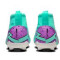 NIKE Jr. Zoom Superfly 9 Academy FG/MG Fußballschuhe Kinder 300 - hyper turq/fuchsia dream-black-white 33