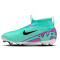 NIKE Jr. Air Zoom Mercurial Superfly 9 Academy FG/MG Fußballschuhe Kinder 300 - hyper turq/fuchsia dream-black-white 38