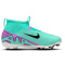 NIKE Jr. Air Zoom Mercurial Superfly 9 Academy FG/MG Fußballschuhe Kinder 300 - hyper turq/fuchsia dream-black-white 38.5