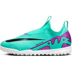 NIKE Jr. Air Zoom Mercurial Vapor 15 Academy TF Turf Multinocken-Fu&szlig;ballschuhe Kinder 300 - hyper turq/fuchsia dream-black-white 38