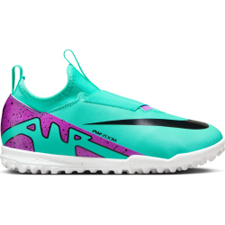 NIKE Jr. Air Zoom Mercurial Vapor 15 Academy TF Turf Multinocken-Fu&szlig;ballschuhe Kinder 300 - hyper turq/fuchsia dream-black-white 38