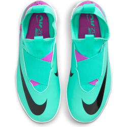 NIKE Jr. Air Zoom Mercurial Vapor 15 Academy TF Turf Multinocken-Fu&szlig;ballschuhe Kinder 300 - hyper turq/fuchsia dream-black-white 38