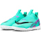 NIKE Jr. Air Zoom Mercurial Vapor 15 Academy TF Turf Multinocken-Fu&szlig;ballschuhe Kinder 300 - hyper turq/fuchsia dream-black-white 38