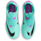 NIKE Jr. Air Zoom Mercurial Vapor 15 Academy IC Hallen-Fußballschuhe Kinder 300 - hyper turq/fuchsia dream-black-white 27