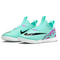 NIKE Jr. Zoom Mercurial Vapor 15 Academy IC Hallen-Fußballschuhe Kinder 300 - hyper turq/fuchsia dream-black-white 33.5