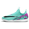 NIKE Jr. Zoom Mercurial Vapor 15 Academy IC Hallen-Fußballschuhe Kinder 300 - hyper turq/fuchsia dream-black-white 33.5