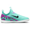 NIKE Jr. Zoom Mercurial Vapor 15 Academy IC Hallen-Fußballschuhe Kinder 300 - hyper turq/fuchsia dream-black-white 33.5