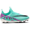 NIKE Jr. Zoom Mercurial Vapor 15 Academy MG Multi-Ground Fu&szlig;ballschuhe Kinder 300 - hyper turq/fuchsia dream-black-white 31