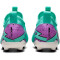 NIKE Jr. Zoom Mercurial Vapor 15 Academy MG Multi-Ground Fußballschuhe Kinder 300 - hyper turq/fuchsia dream-black-white 33.5