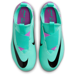 NIKE Jr. Zoom Mercurial Vapor 15 Academy MG Multi-Ground Fußballschuhe Kinder 300 - hyper turq/fuchsia dream-black-white 35.5