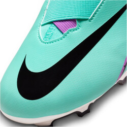 NIKE Jr. Zoom Mercurial Vapor 15 Academy MG Multi-Ground Fußballschuhe Kinder 300 - hyper turq/fuchsia dream-black-white 35.5