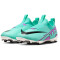 NIKE Jr. Zoom Mercurial Vapor 15 Academy MG Multi-Ground Fußballschuhe Kinder 300 - hyper turq/fuchsia dream-black-white 35.5