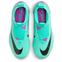 NIKE Jr. Zoom Mercurial Superfly 9 Academy TF Turf Multinocken-Fußballschuhe Kinder 300 - hyper turq/fuchsia dream-black-white 33