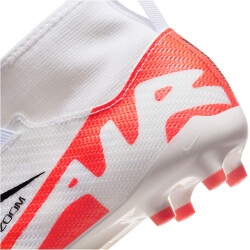 NIKE Jr. Zoom Mercurial Superfly 9 Pro FG Firm-Ground Fußballschuhe Kinder 600 - bright crimson/white-black 33