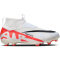 NIKE Jr. Zoom Mercurial Superfly 9 Pro FG Firm-Ground Fu&szlig;ballschuhe Kinder 600 - bright crimson/white-black 35