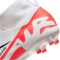 NIKE Jr. Zoom Mercurial Superfly 9 Pro FG Firm-Ground Fu&szlig;ballschuhe Kinder 600 - bright crimson/white-black 35