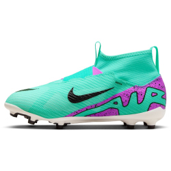 NIKE Jr. Zoom Mercurial Superfly 9 Pro FG Firm-Ground Fu&szlig;ballschuhe Kinder 300 - hyper turq/fuchsia dream-black-white 35