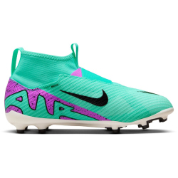 NIKE Jr. Zoom Mercurial Superfly 9 Pro FG Firm-Ground Fu&szlig;ballschuhe Kinder 300 - hyper turq/fuchsia dream-black-white 35