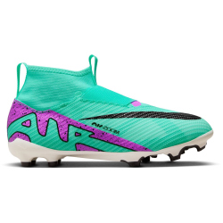 NIKE Jr. Zoom Mercurial Superfly 9 Pro FG Firm-Ground Fu&szlig;ballschuhe Kinder 300 - hyper turq/fuchsia dream-black-white 35