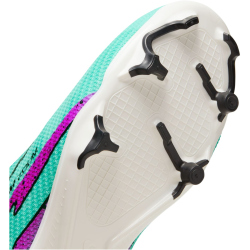 NIKE Jr. Zoom Mercurial Superfly 9 Pro FG Firm-Ground Fu&szlig;ballschuhe Kinder 300 - hyper turq/fuchsia dream-black-white 35