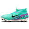 NIKE Jr. Zoom Mercurial Superfly 9 Pro FG Firm-Ground Fu&szlig;ballschuhe Kinder 300 - hyper turq/fuchsia dream-black-white 35
