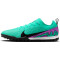 NIKE Mercurial Zoom Vapor 15 Pro TF Turf Multinocken-Fußballschuhe Herren 300 - hyper turq/fuchsia dream-black-white 45