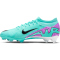 NIKE Mercurial Zoom Vapor 15 Pro FG Firm-Ground Fußballschuhe Herren 300 - hyper turq/fuchsia dream-black-white 46