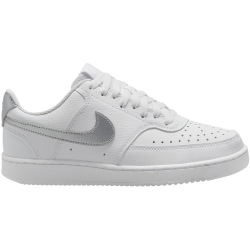NIKE Court Vision Next Nature Low-Top Sneaker Damen 108 - white/metallic silver-white 35.5