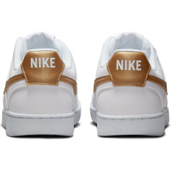 NIKE Court Vision Next Nature Low-Top Sneaker Damen 105 - white/metallic gold-white 35.5