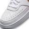 NIKE Court Vision Next Nature Low-Top Sneaker Damen 105 - white/metallic gold-white 35.5