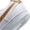 NIKE Court Vision Next Nature Low-Top Sneaker Damen 105 - white/metallic gold-white 35.5