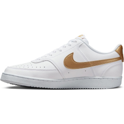 NIKE Court Vision Low-Top Sneaker Damen 105 - white/metallic gold-white 40.5