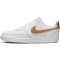 NIKE Court Vision Low-Top Sneaker Damen 105 - white/metallic gold-white 40.5