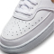 NIKE Court Vision Low-Top Sneaker Damen 105 - white/metallic gold-white 40.5