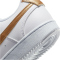 NIKE Court Vision Low-Top Sneaker Damen 105 - white/metallic gold-white 40.5