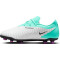 NIKE Jr. Phantom GX Club MG Multi-Ground Fußballschuhe Kinder 300 - hyper turq/black-fuchsia dream-white 38
