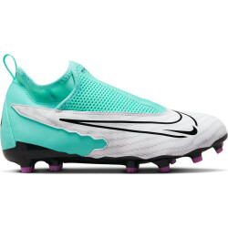 NIKE Jr. Phantom GX Academy Dynamic Fit MG Multi-Ground Fußballschuhe Kinder 300 - hyper turq/black-fuchsia dream-white 35