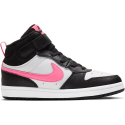 NIKE Court Borough Mid 2 Sneaker Kinder 005 - black/sunset pulse-white 27.5