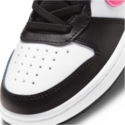 NIKE Court Borough Mid 2 Sneaker Kinder 005 - black/sunset pulse-white 27.5