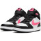 NIKE Court Borough Mid 2 Sneaker Kinder 005 - black/sunset pulse-white 27.5