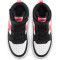NIKE Court Borough Mid 2 Sneaker Kinder 005 - black/sunset pulse-white 27.5