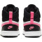 NIKE Court Borough Mid 2 Sneaker Kinder 005 - black/sunset pulse-white 27.5