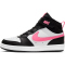 NIKE Court Borough Mid 2 Sneaker Kinder 005 - black/sunset pulse-white 28