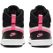 NIKE Court Borough Mid 2 Sneaker Kinder 005 - black/sunset pulse-white 33.5